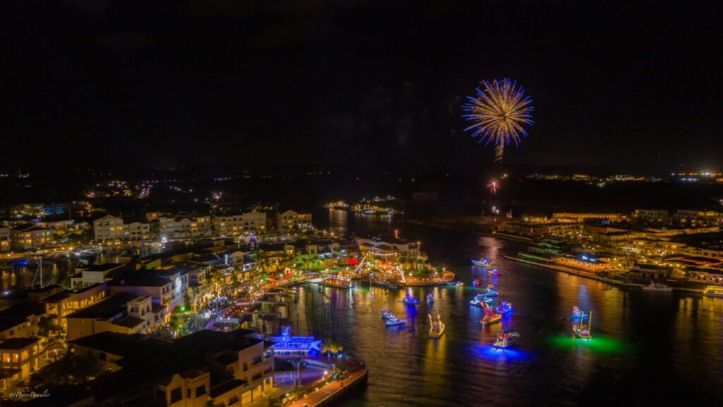 The Christmas Boat Parade in Cap Cana